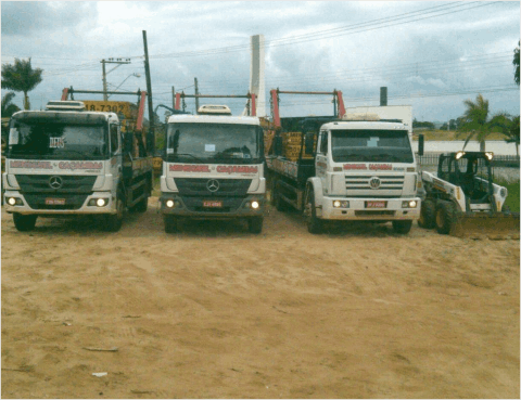 frota de caminhão aluguel de caçambas Sorocaba