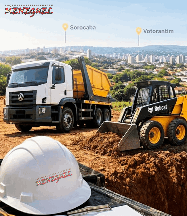 BobCat para movimentação de terra e serviços de terraplenagem em Sorocaba